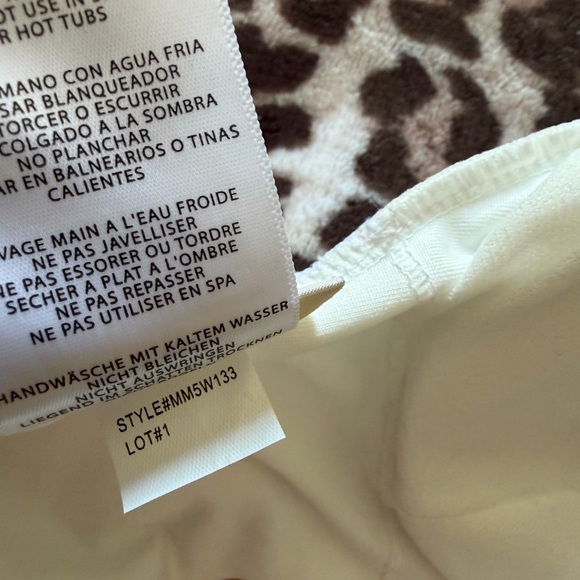 Michael Kors White One Piece Swimsuit - Picture 9 of 11